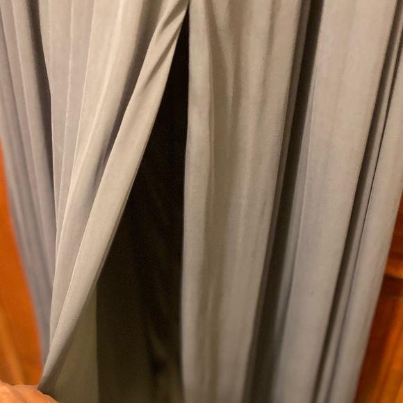 DAVIDS BRIDAL ONE SHOULDER LONG DRESS - Picture 7 of 13